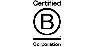 Certified B Corporation logo on a white background