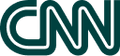 CNN logo in white on a black background