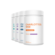 Product Image for Three containers of Charlotte&#39;s Web products on a white background