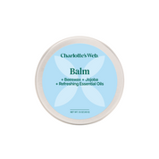 Product Image for Charlotte's Web Balm packaging with balm container on a white background