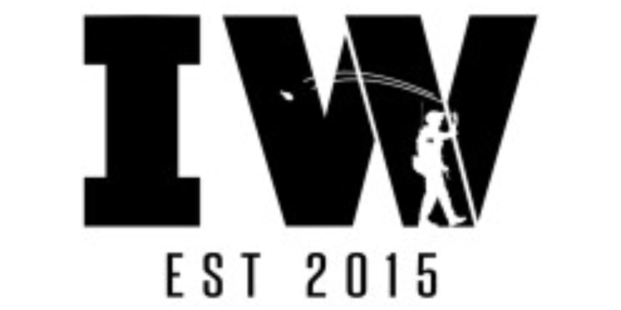 Black logo with 'IW' and 'EST 2015' on a white background