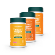 Product Image for Three bottles of Charlotte&#39;s Web supplements on a white background