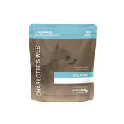 Product Image for Package of Charlotte&#39;s Web calming dog treats on a white background