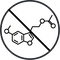 Chemical structure crossed out inside circle indicating banned or restricted substance, likely a tryptamine ester derivative.